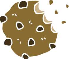 dessin animé doodle biscuit au chocolat png