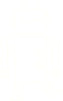 Robot Chalk Drawing png