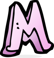 cartoon letter M png