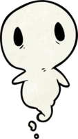 fantôme de dessin animé mignon png