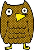 funny cartoon doodle owl png