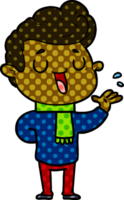 hombre feliz de dibujos animados png