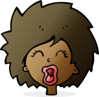 cartoon woman screaming png