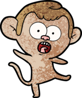 cartoon shocked monkey png