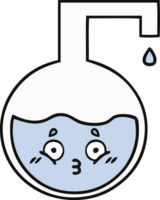 cute cartoon of a science experiment png