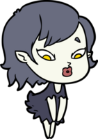 cute cartoon vampire girl png