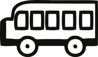 school bus icon symbol png