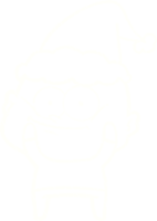 Christmas Man Chalk Drawing png