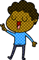 laughing cartoon man png