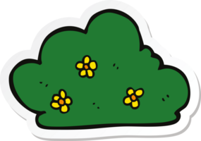 sticker of a cartoon hedge png