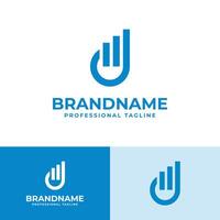 Letter D Financial Logo, suitable for any business related to Financial with D initial vector