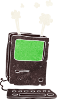 computadora vieja de dibujos animados png