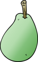 cartoon doodle fresh pear png