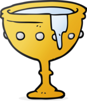 hand drawn cartoon medieval cup png