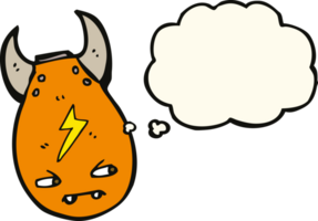 cartoon bomb with thought bubble png