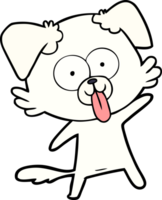 cartoon dog with tongue sticking out png