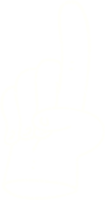 wijzende hand krijttekening png