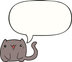 cartoon cat with speech bubble png