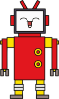 cute cartoon of a robot png