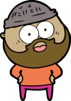 cartoon bearded man png