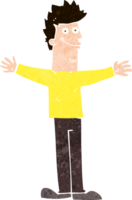 homem feliz dos desenhos animados png