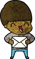 niño feliz de dibujos animados png