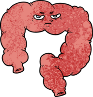 colon enojado de dibujos animados png