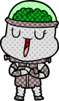 happy cartoon robot png