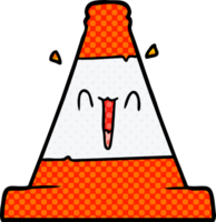 cartoon road traffic cone png