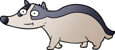 Cartoon freundlicher Dachs png