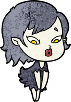 cute cartoon vampire girl png