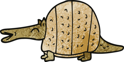 cartone animato scarabocchio armadillo png