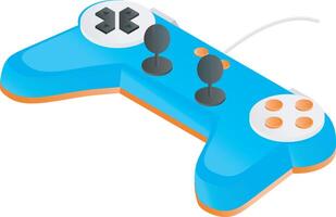 A stick game device of isometric style vector