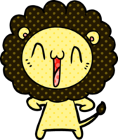 happy cartoon lion png