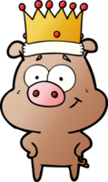 happy cartoon pig png