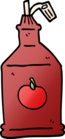 cartoon doodle tomato ketchup png