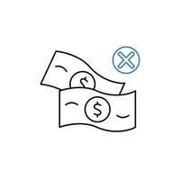 complimentary concept line icon. Simple element illustration. complimentary concept outline symbol design. vector