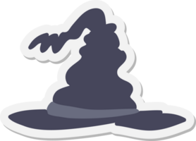 spooky witch hat sticker png