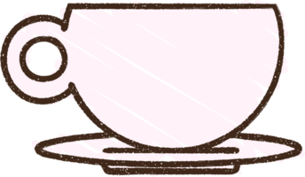 tazza di gesso disegno png