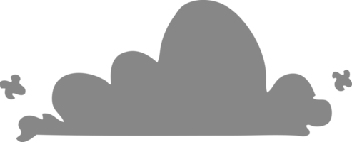 hand drawn cartoon doodle of a white cloud png