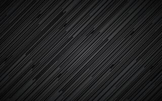 Dark abstract background, black and grey striped pattern, diagonal lines and strips, metal fiber, illustration vector