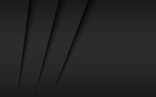 Black and grey modern material design, overlap paper with blank space for your text, corporate template for your business, abstract widescreen background vector
