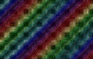 Brightly colored circular background, color spectrum on black background, donut pattern, modern illustration vector