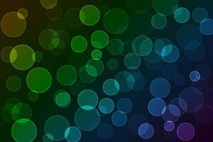 Color blitter texture, bokeh background, magical backdrop, geometric circular background vector