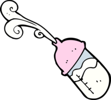 cartoon baby milk bottle png