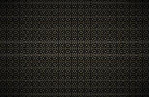 negro resumen antecedentes con dorado triangulos, moderno pantalla ancha fondo, sencillo textura ilustración vector