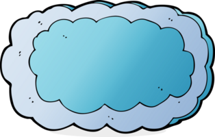 tecknad serie moln symbol png