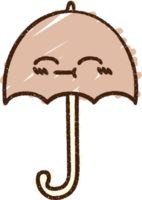 Regenschirm Kreidezeichnung png