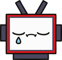 cute cartoon of a robot head png