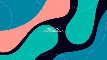 ABSTRACT BACKGROUND WITH HAND DRAWN SHAPES PASTEL FLAT COLOR DESIGN TEMPLATE FOR POSTER, WALLPAPER, COVER, FRAME, FLYER, SOCIAL MEDIA, GREETING CARD vector